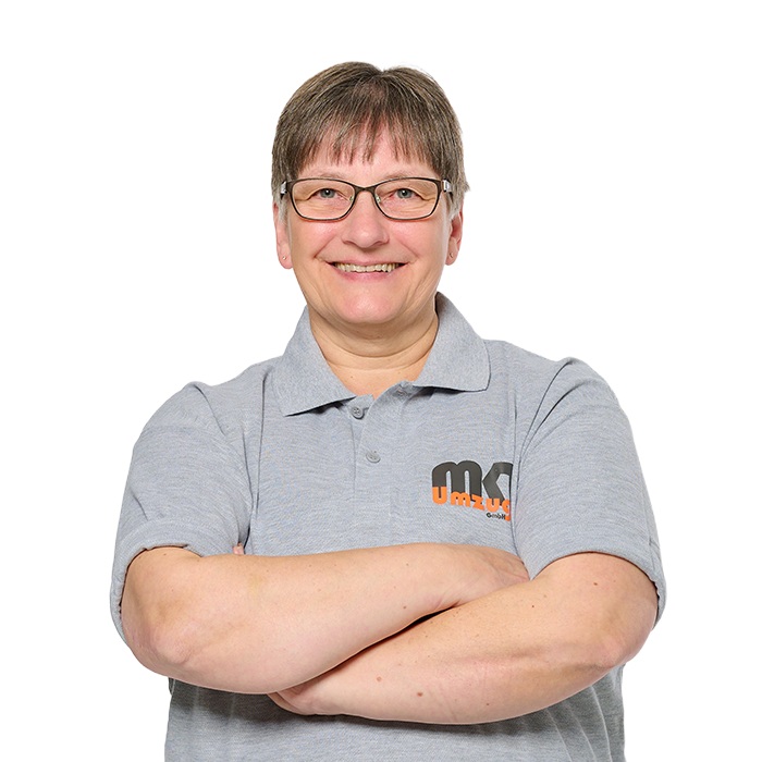 Claudia Wölfer arbeitet in der Buchhaltung von MKT Umzug